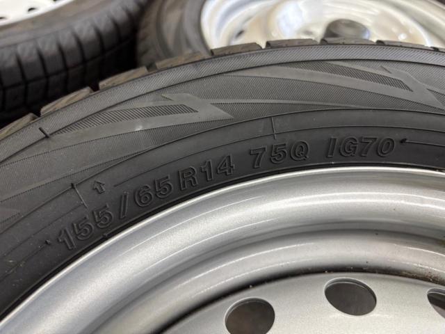 ダイハツ 純正 スチールホイール + YOKOHAMA ice GUARD iG70