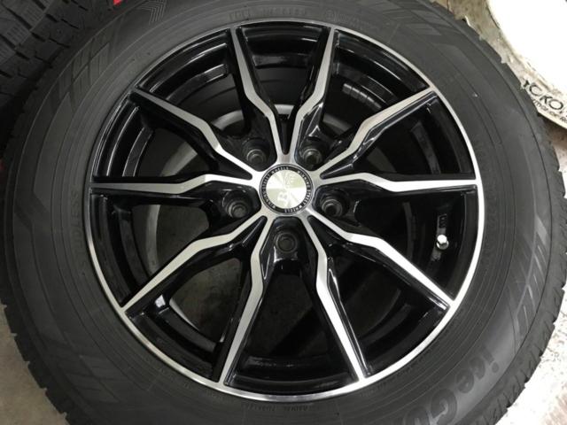 【冬T/W】BIG WAY(ビッグウエイ) B-WIN ツイン5本スポーク + YOKOHAMA(ヨコハマ) ice GUARD iG60 215/60R16 4/4