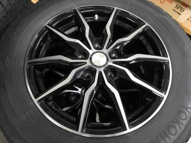 【冬T/W】BIG WAY(ビッグウエイ) B-WIN ツイン5本スポーク + YOKOHAMA(ヨコハマ) ice GUARD iG60 215/60R16 4/4