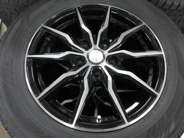 【冬T/W】BIG WAY(ビッグウエイ) B-WIN ツイン5本スポーク + YOKOHAMA(ヨコハマ) ice GUARD iG60 215/60R16 4/4