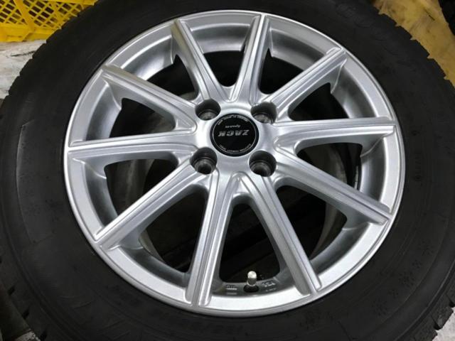 【冬T/W】JAPAN SANYO(ジャパン三陽) ZACK SPORT-1 10本スポーク + GOODYEAR(グッドイヤー) ICE NAVI 7 185/65R15 4/4
