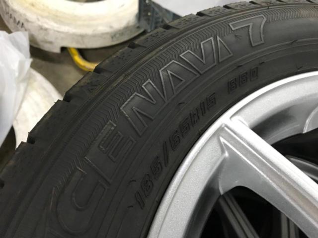 【冬T/W】JAPAN SANYO(ジャパン三陽) ZACK SPORT-1 10本スポーク + GOODYEAR(グッドイヤー) ICE NAVI 7 185/65R15 4/4