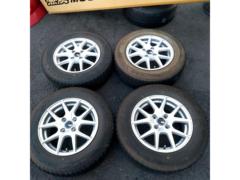 【冬T/W】 YellowHat(イエローハット) SPORT DAISY ツイン5本スポーク + BRIDGESTONE(ブリヂストン) BLIZZAK VRX 2 175/70R14 4/4