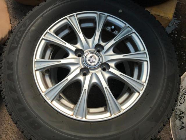 【冬T/W】weds(ウェッズ) JOKER 10本スポーク + BRIDGESTONE(ブリヂストン) BLIZZAK VRX2 185/70R14