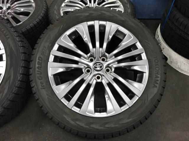 TOYOTA(トヨタ) 80系 ハリアー Zグレード純正ホイール ・ YOKOHAMA ICE GUARD G075  225/55R19 4/4