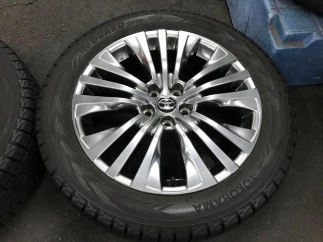 TOYOTA(トヨタ) 80系 ハリアー Zグレード純正ホイール ・ YOKOHAMA ICE GUARD G075  225/55R19 4/4