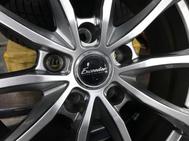HOT STUFF(ホットスタッフ) Exceeder 10本スポーク + BRIDGESTONE(ブリヂストン) BLIZZAK DM-V3 235/60R18 4/4