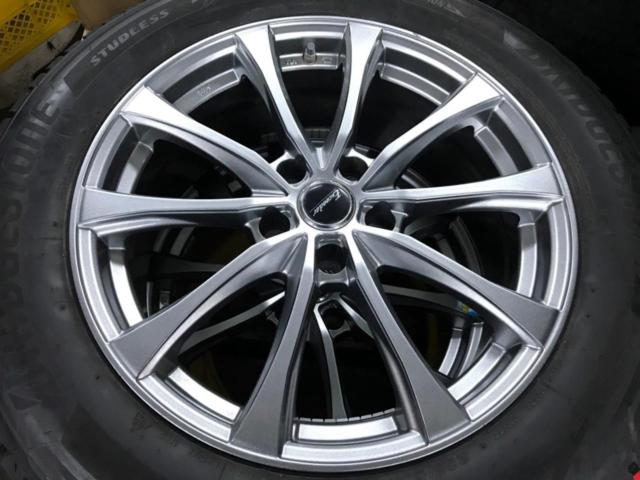 HOT STUFF(ホットスタッフ) Exceeder 10本スポーク + BRIDGESTONE(ブリヂストン) BLIZZAK DM-V3 235/60R18 4/4