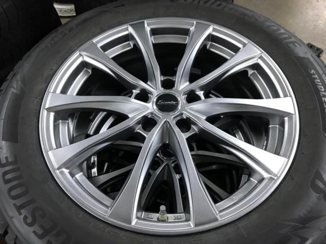 HOT STUFF(ホットスタッフ) Exceeder 10本スポーク + BRIDGESTONE(ブリヂストン) BLIZZAK DM-V3 235/60R18 4/4