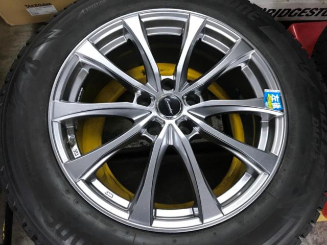 HOT STUFF(ホットスタッフ) Exceeder 10本スポーク + BRIDGESTONE(ブリヂストン) BLIZZAK DM-V3 235/60R18 4/4