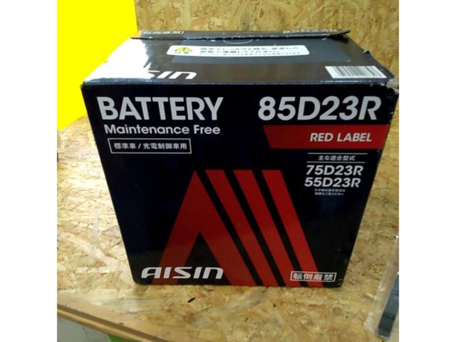 【未使用】AISIN(アイシン) バッテリー 85D23R RED LABEL