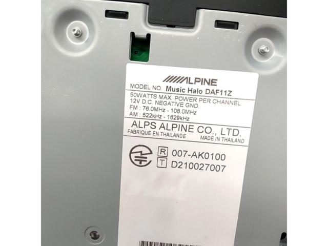 ALPINE (Alpine)
DAF11Z
Display audio