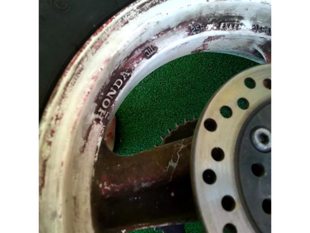 [Raiders] HONDA (Honda)
Original wheel before and after
NSR50