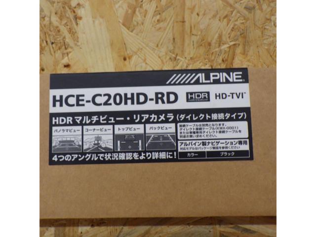 【未使用】ALPINE(アルパイン) HDR マルチビューバックビューカメラ HCE-C20HD-RD
