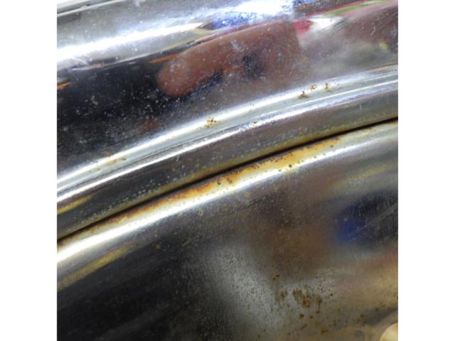 【ライダース】メーカー不明 フロントメッキフェンダー 汎用?