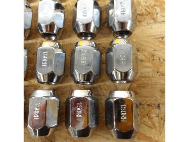 メーカー不明 メッキホイールナット 【M12xP1.5 21HEX 20個】