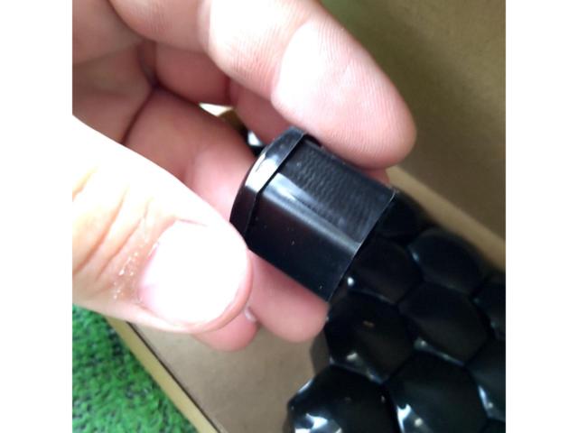 メーカー不明 19HEX ナットカバー ブラック