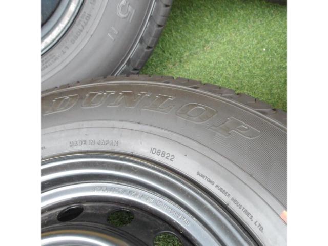 トヨタ純正 ハイエース/200系純正スチールホイール + DUNLOP SP175N