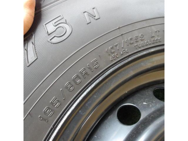 トヨタ純正 ハイエース/200系純正スチールホイール + DUNLOP SP175N