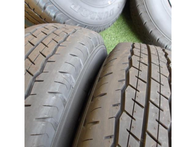 トヨタ純正 ハイエース/200系純正スチールホイール + DUNLOP SP175N