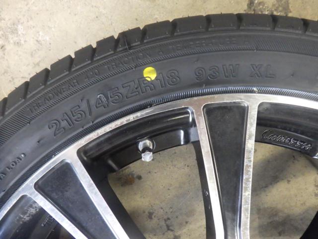 MONZA JAPAN WARWIC(ワーウィック) CAROZZA (5HOLE) + WINRUN R330 215/45R18 93W