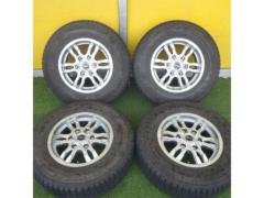 【スタッドレス】HOTSTUFF BISON ツイン6本スポーク + KUMHO winterPorTtan CW61