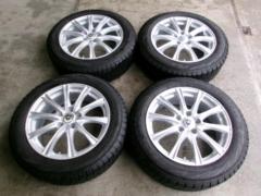 【平座ナット専用】Lehrmeister ESTROSA EST-10S + YOKOHAMA iceGUARD iG70 195/60-17 4本セット Z09306