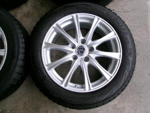 【平座ナット専用】Lehrmeister ESTROSA EST-10S + YOKOHAMA iceGUARD iG70 195/60-17 4本セット Z09306