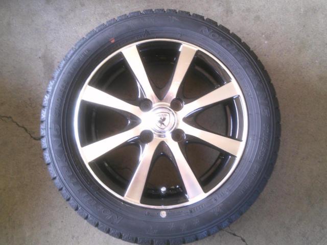 BROOK + AUTOBACS North TrecK N5 155/65-14 タイヤホイール4本セット Z09196