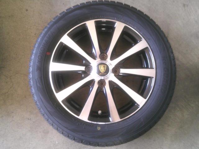 MANARAY SPORT EUROSPEED XR10 + YOKOHAMA iceGUARD iG70 155/65-14 タイヤホイール4本セット Z09199
