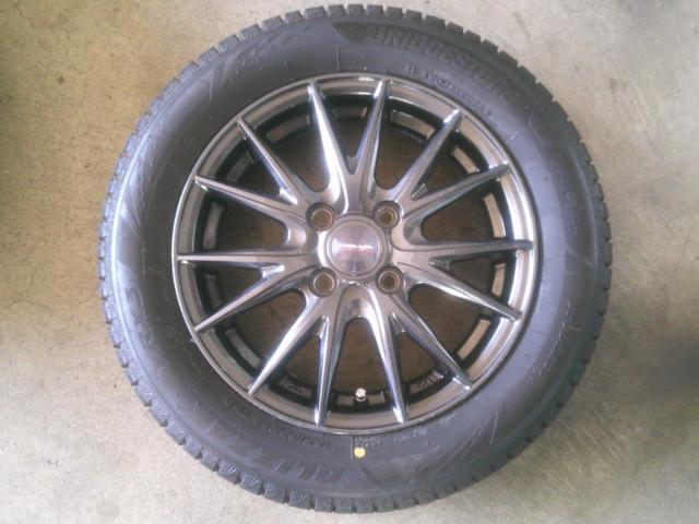 weds VELVA SPORT2 + BRIDGESTONE BLIZZAK VRX3 155/65-14 タイヤホイール4本セット Z09200