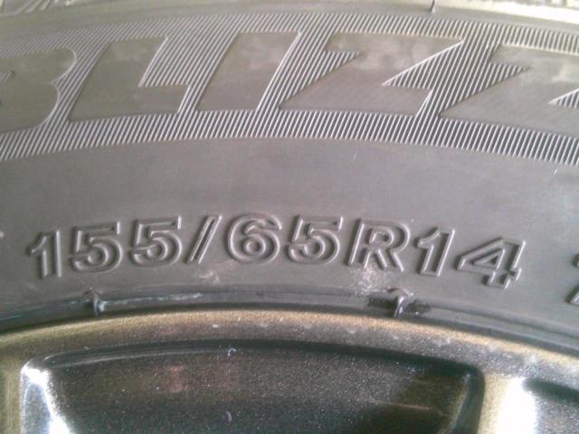 weds VELVA SPORT2 + BRIDGESTONE BLIZZAK VRX3 155/65-14 タイヤホイール4本セット Z09200