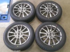 BRIDGESTONE BALMINUM AR12 + GOODYEAR 〔ICE NAVI 8〕 155/65-14 未使用 4本セット