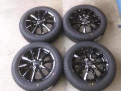 BRIDGESTONE LANX L5 ブラック + GOODYEAR 〔ICE NAVI 8〕 155/65-14 未使用 4本セット