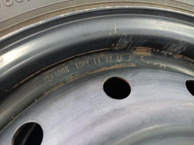 メーカー不明 TOPY製 12インチスチール+GOODYEAR ICENAVI CARGO 80/78N LT