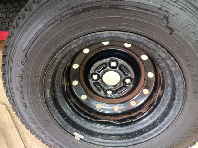 メーカー不明 TOPY製 12インチスチール+GOODYEAR ICENAVI CARGO 80/78N LT