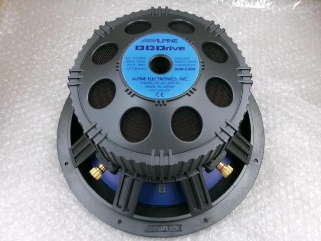ALPINE
DDDrive
DDW-F30A
* '12 (30cm) woofer