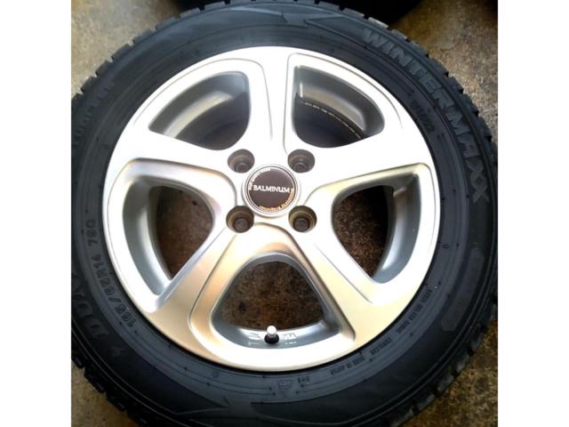 BRIDGESTONE BALMINUM 5本スポークホイール+DUNLOP WINTERMAXX WM02