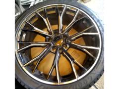 ノーブランド メッシュホイール+GOODYEAR ICE NAVI8