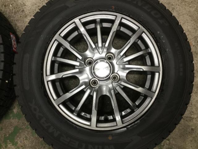 AUTOBACS SEVEN(オートバックスセブン) LEBEN(レーベン) スポークホイール  + DUNLOP(ダンロップ) WINTERMAXX WM02