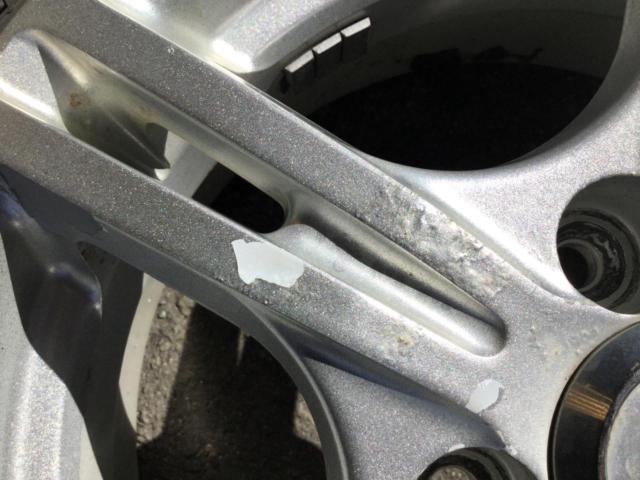 【AUTOBACS SEVEN】LEBENシルバー5本スポークホイール+【BRIDGESTONE】BLIZZAK VRX3