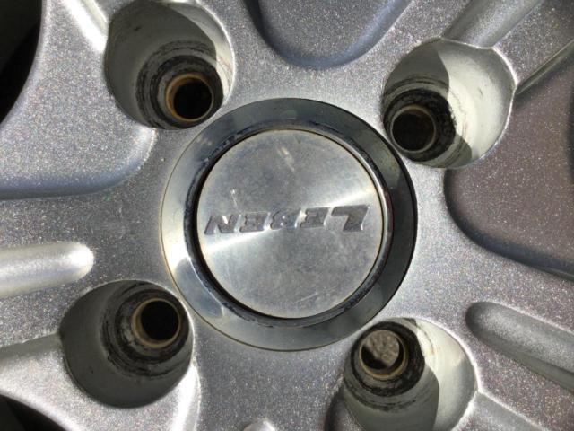 【AUTOBACS SEVEN】LEBENシルバー5本スポークホイール+【BRIDGESTONE】BLIZZAK VRX3
