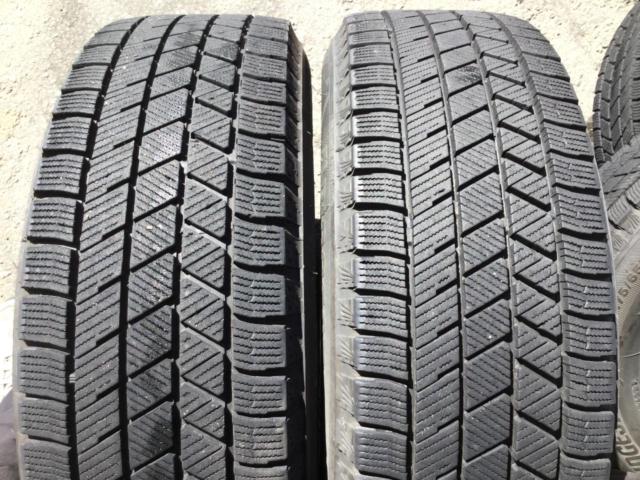 【AUTOBACS SEVEN】LEBENシルバー5本スポークホイール+【BRIDGESTONE】BLIZZAK VRX3