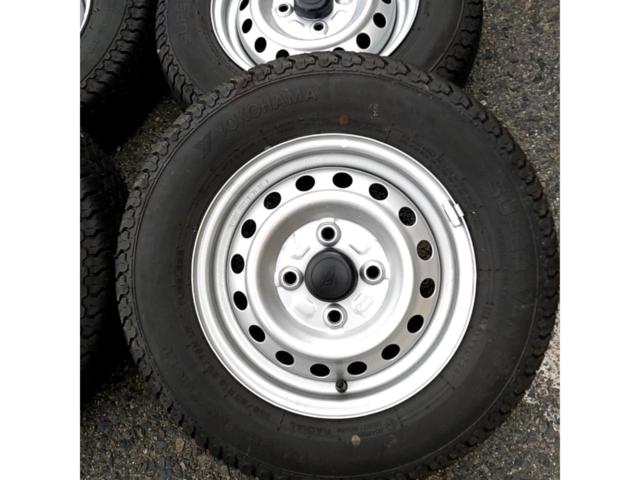 【ダイハツ純正】 ハイゼットトラック純正スチールホイール+【YOKOHAMA】SUPER  VAN355