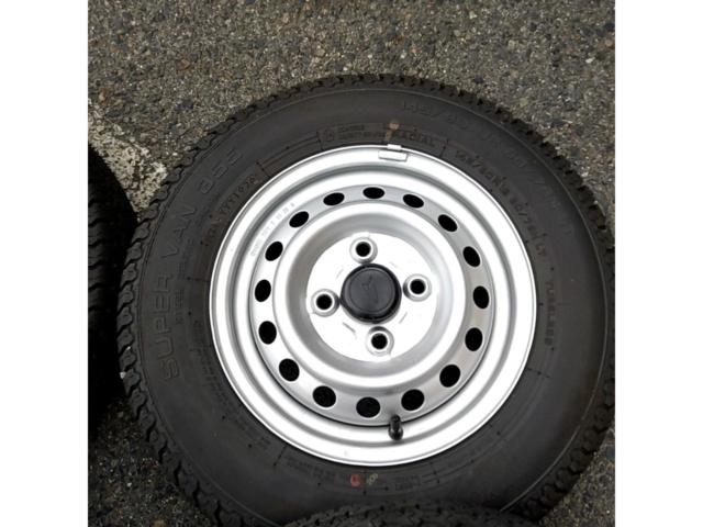 【ダイハツ純正】 ハイゼットトラック純正スチールホイール+【YOKOHAMA】SUPER  VAN355