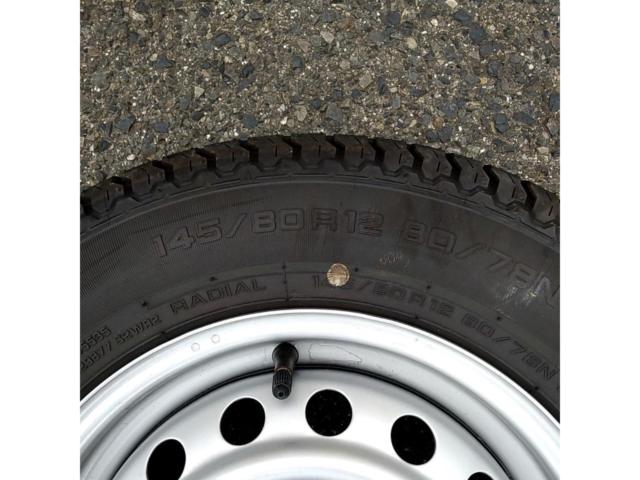 【ダイハツ純正】 ハイゼットトラック純正スチールホイール+【YOKOHAMA】SUPER  VAN355