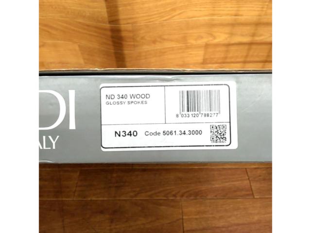 【NARDI】 ND 340 WOOD GLOSSY SPOKES 未使用