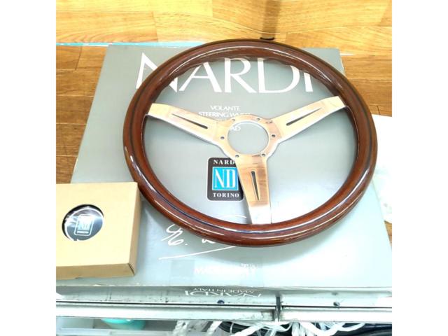 【NARDI】 ND 340 WOOD GLOSSY SPOKES 未使用