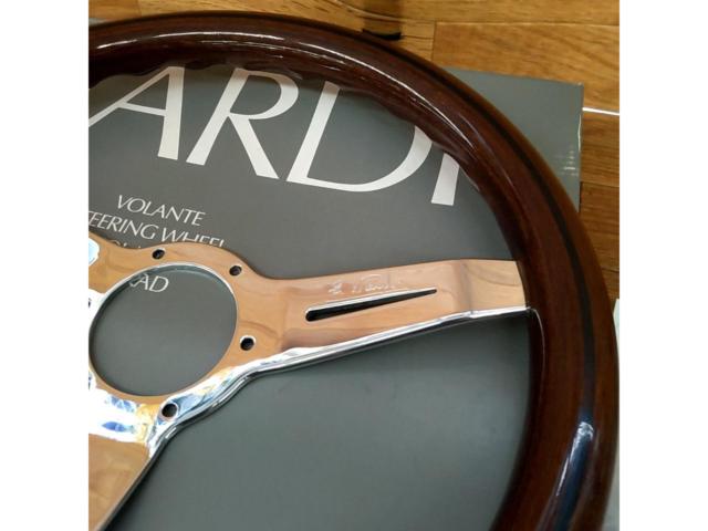 【NARDI】 ND 340 WOOD GLOSSY SPOKES 未使用