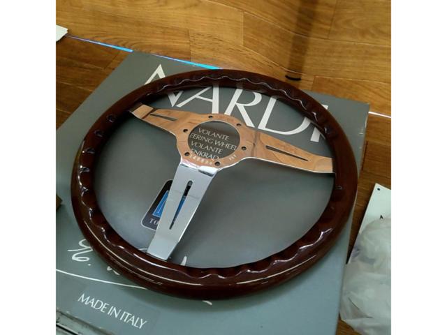 【NARDI】 ND 340 WOOD GLOSSY SPOKES 未使用